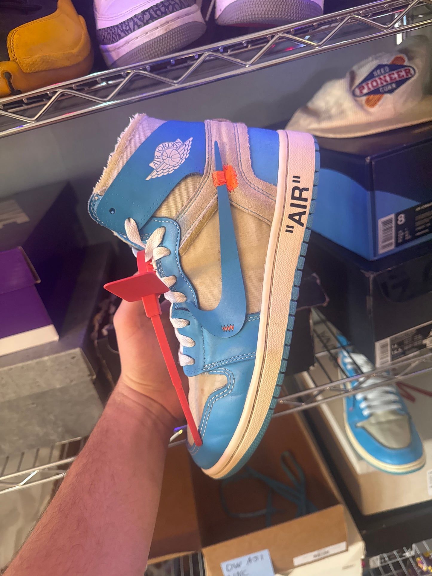 Jordan 1 Off-white 'UNC'